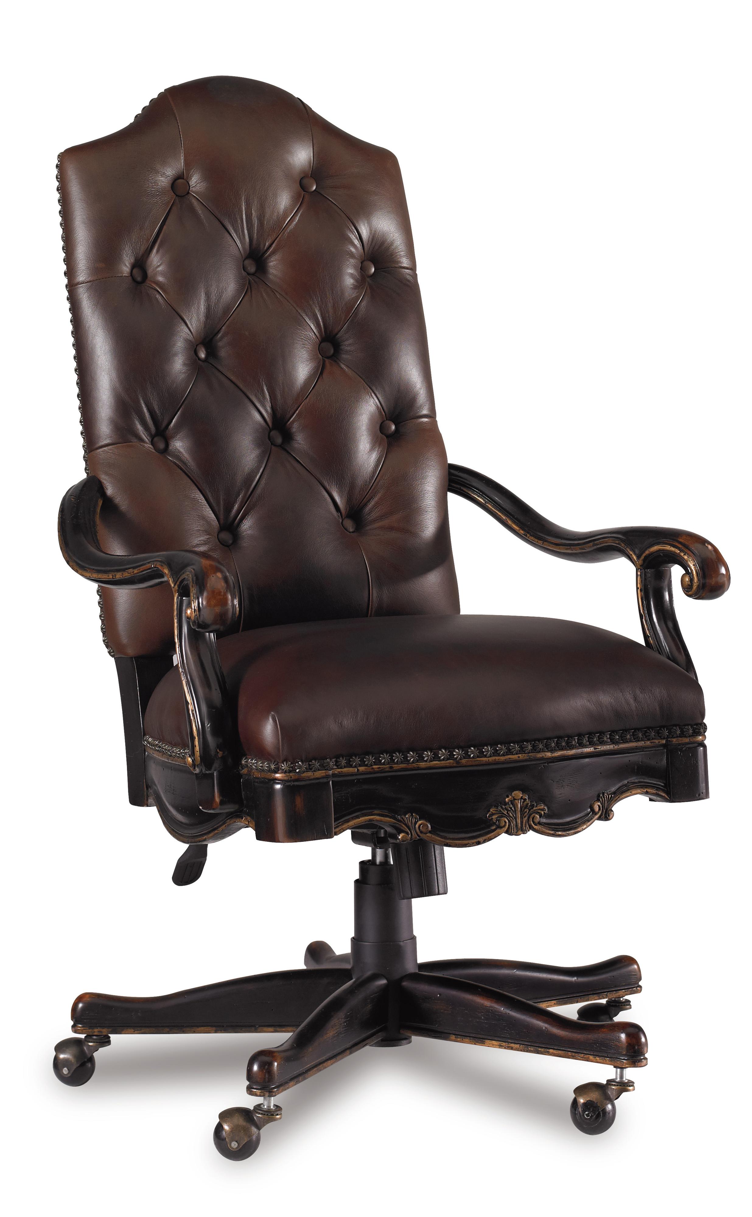 Hooker Furniture Grandover 29502930220 SO Tufted Leather Executive